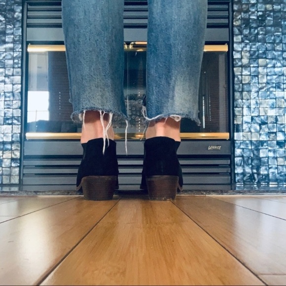 Lucky Brand FRONA CHELSEA Suede Black Ankle Boot - Picture 13 of 13